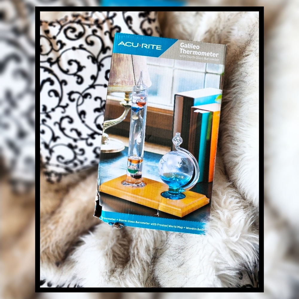 ⛈️ 2 For 1  - Galileo Thermometer + Storm Globe 🌏